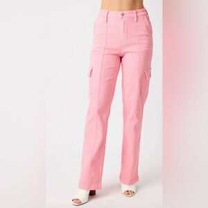 Judy Blue Pink Cargo Pants